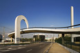 catwalk at memorial of latin america oscar niemeyer