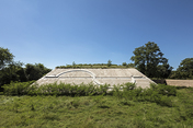 the geometric hill / monument to the martyr